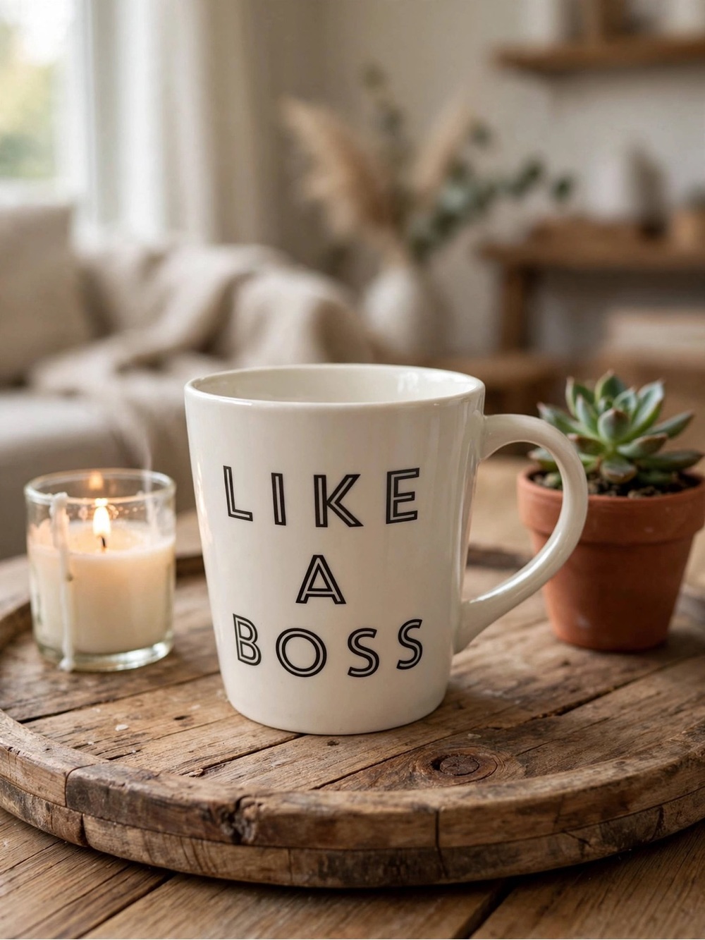 Indigo “Like a Boss” Mug